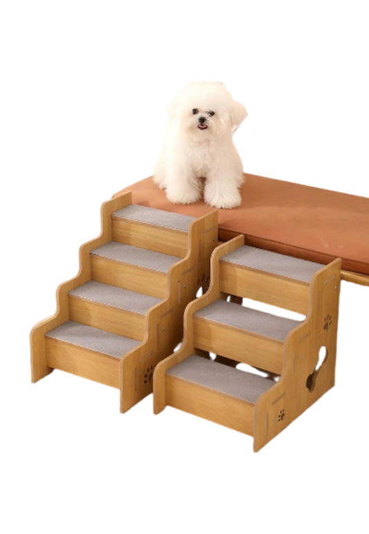 Escada de Madeira Premium para Pets