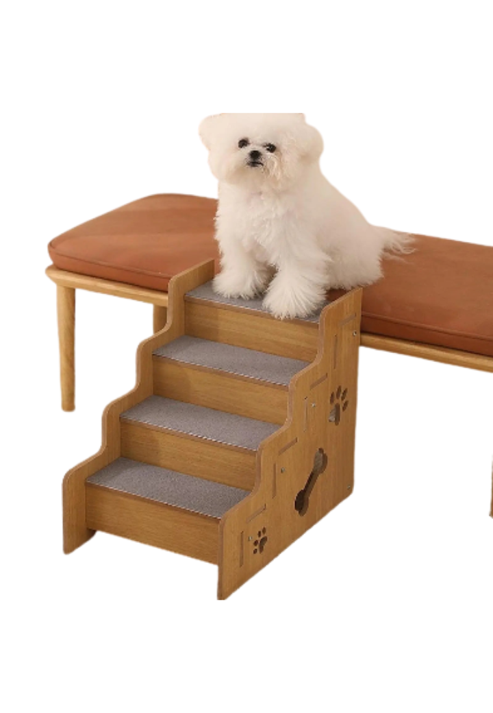 Escada de Madeira Premium para Pets