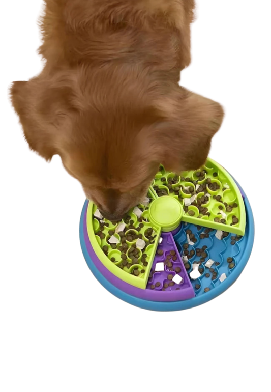 Comedouro Puzzle Giratório